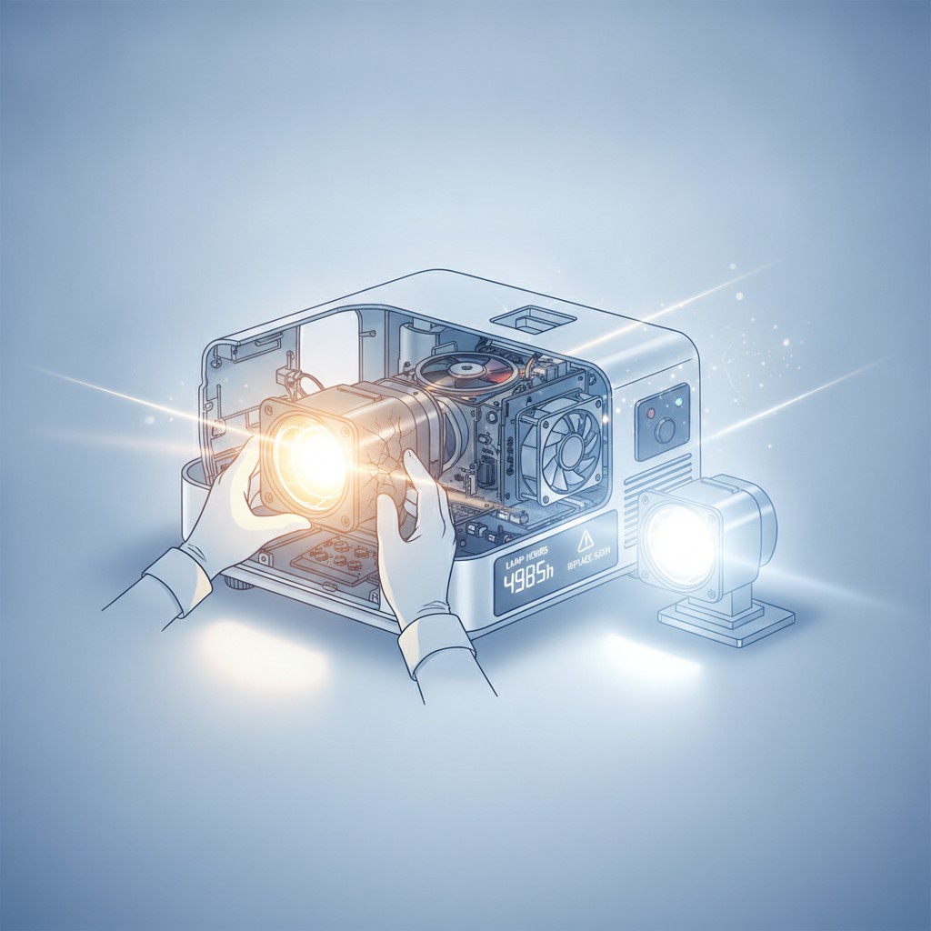 Comment savoir quand changer la lampe de son vidéoprojecteur ?