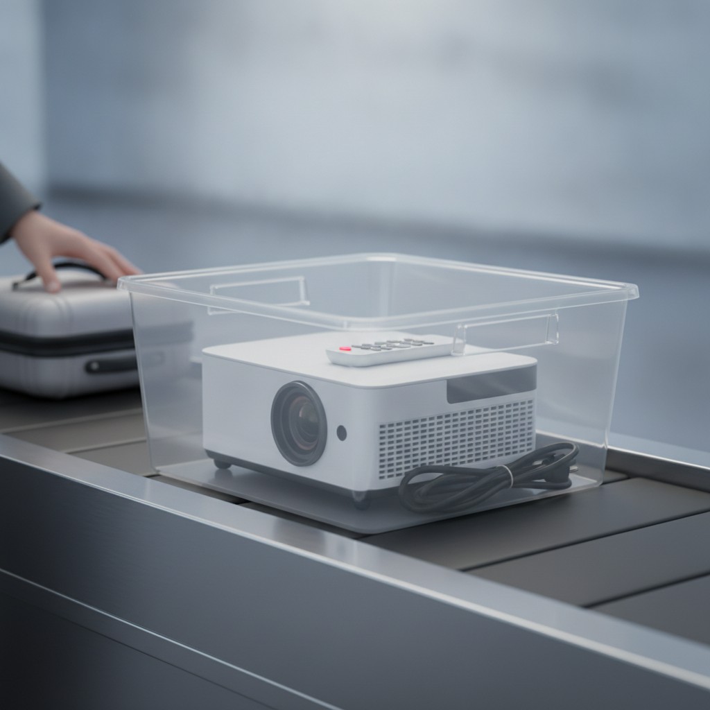 Peut-on emporter un vidéoprojecteur en bagage cabine dans l'avion ?
